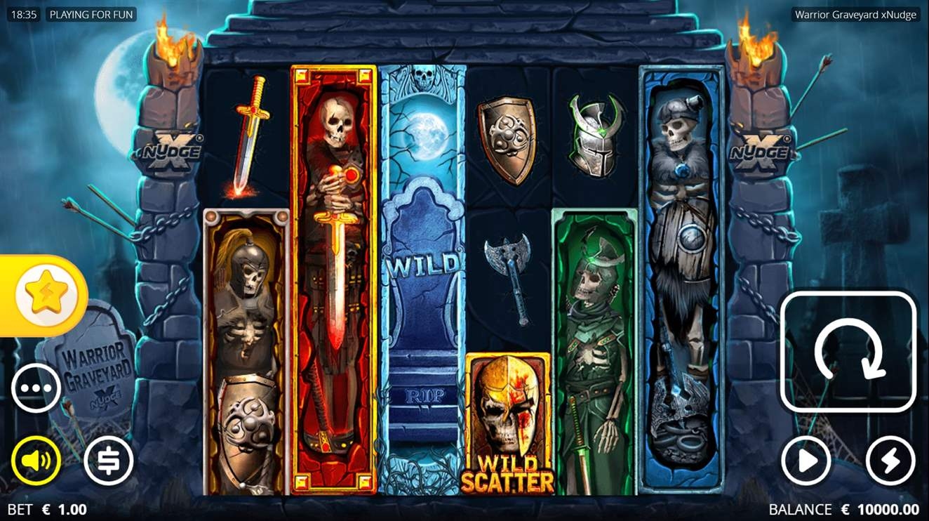 Warrior Graveyard Xnudge Gameplay Image