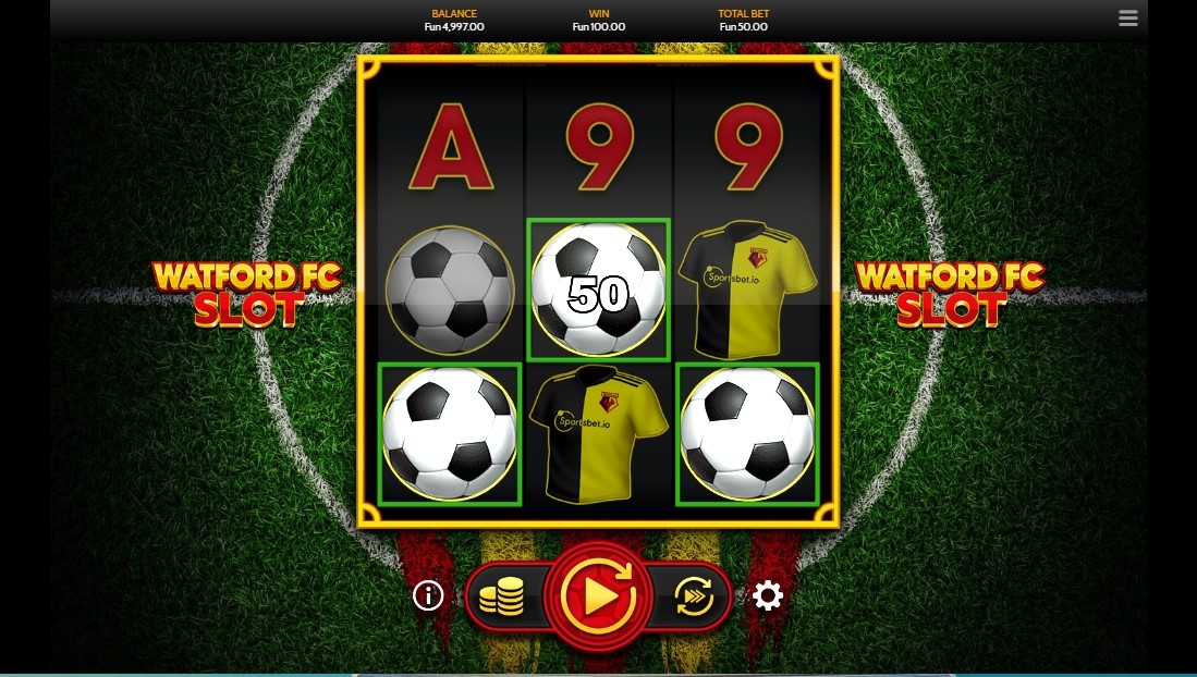 Watford FC Slot Gameplay Image