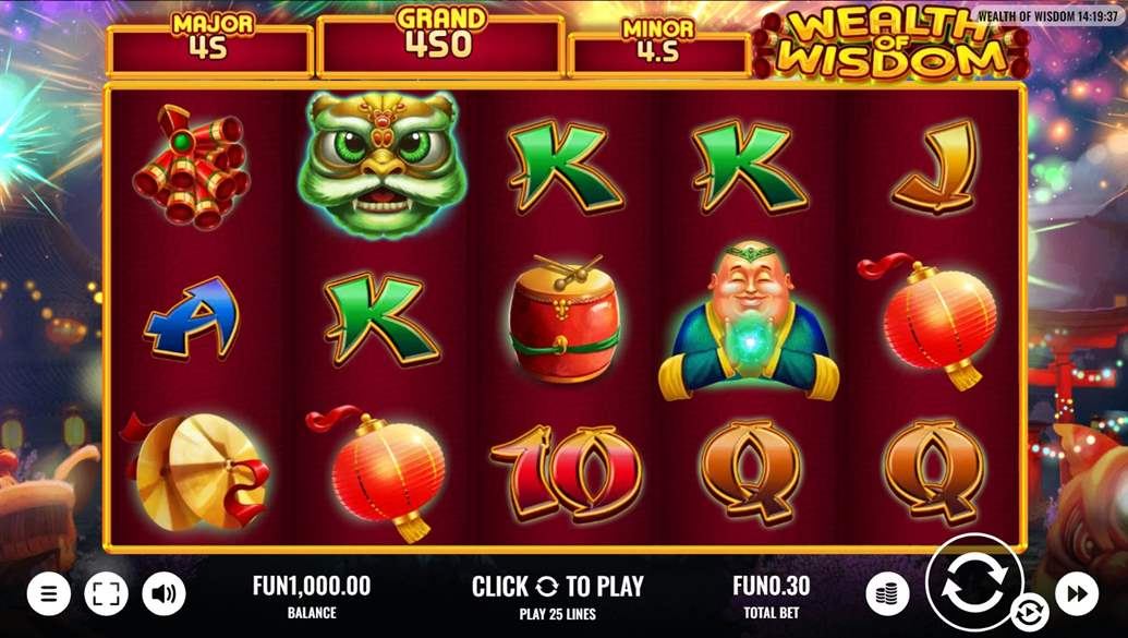 Wealth of Wisdom Gameplay Image
