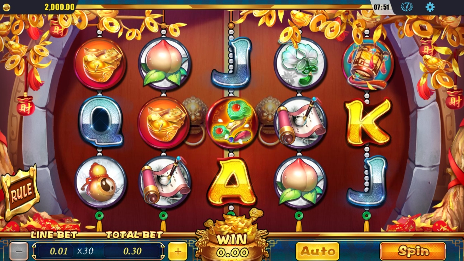 Wealthy God Arriving Gameplay Image