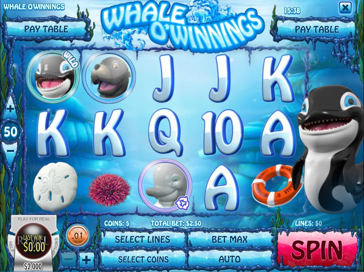 Whale o’ Winnings Gameplay Image
