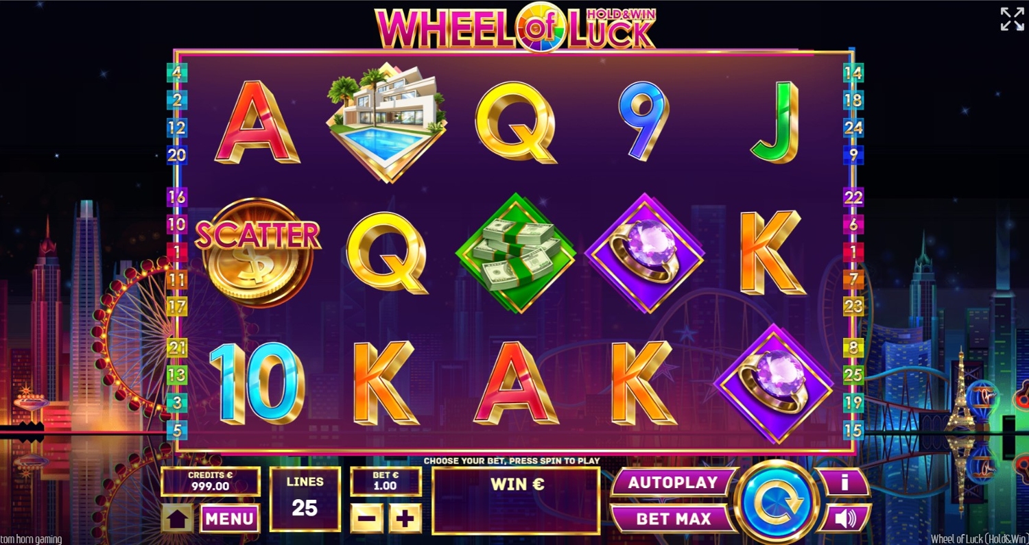 Wheel of Luck Hold & Win Gameplay Image