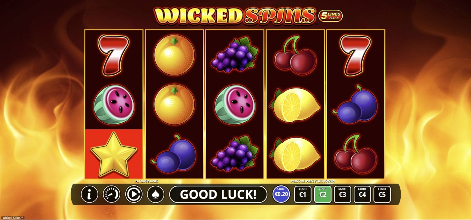 Wicked Spins Gameplay Image