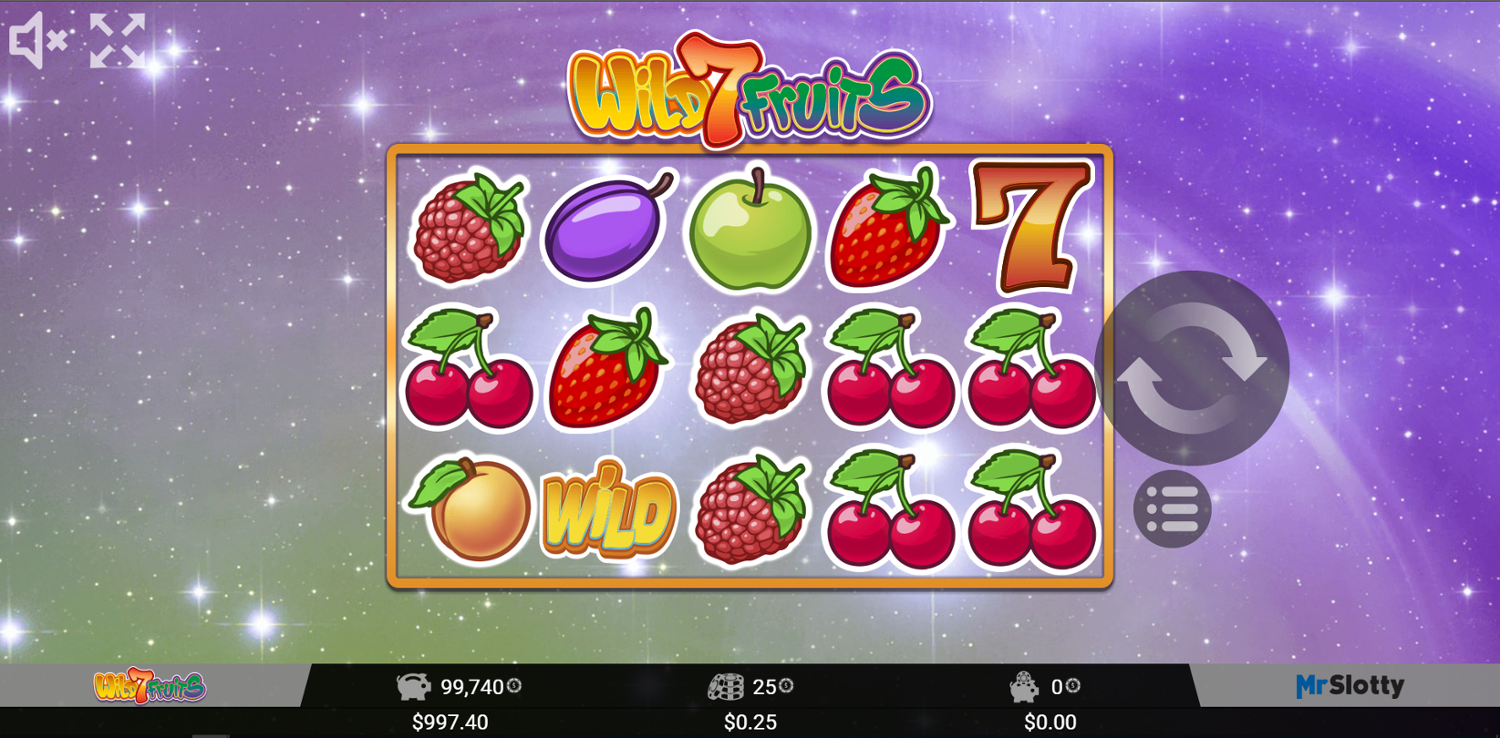 Wild 7 Fruits Gameplay Image