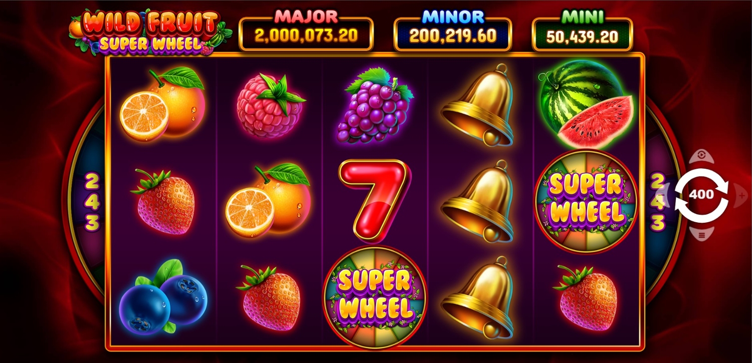 Wild Fruit Super Wheel Gameplay Image
