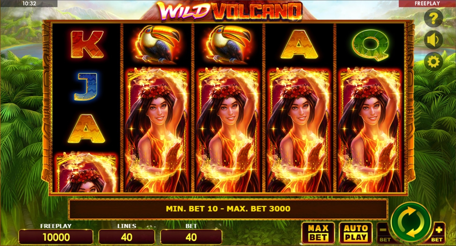 Wild Volcano Gameplay Image