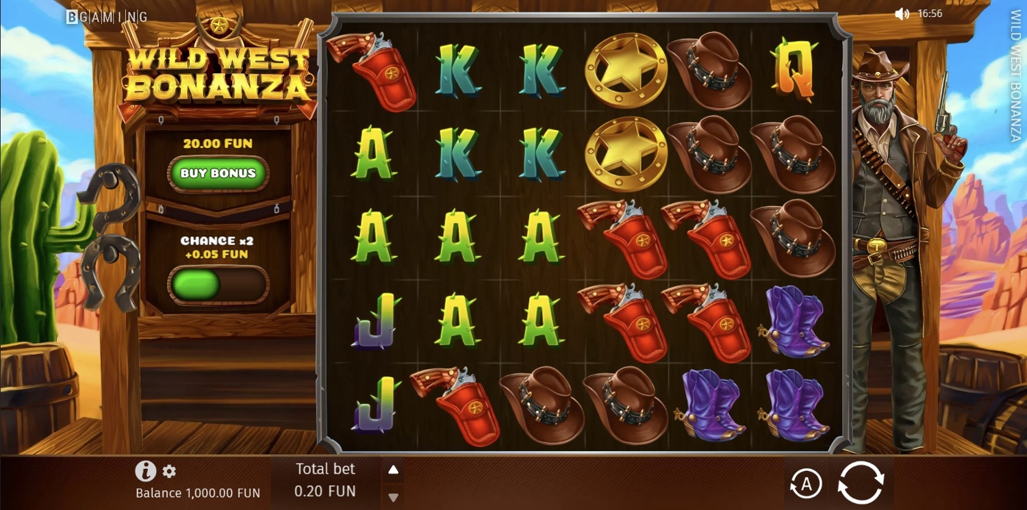 Wild West Bonanza Gameplay Image
