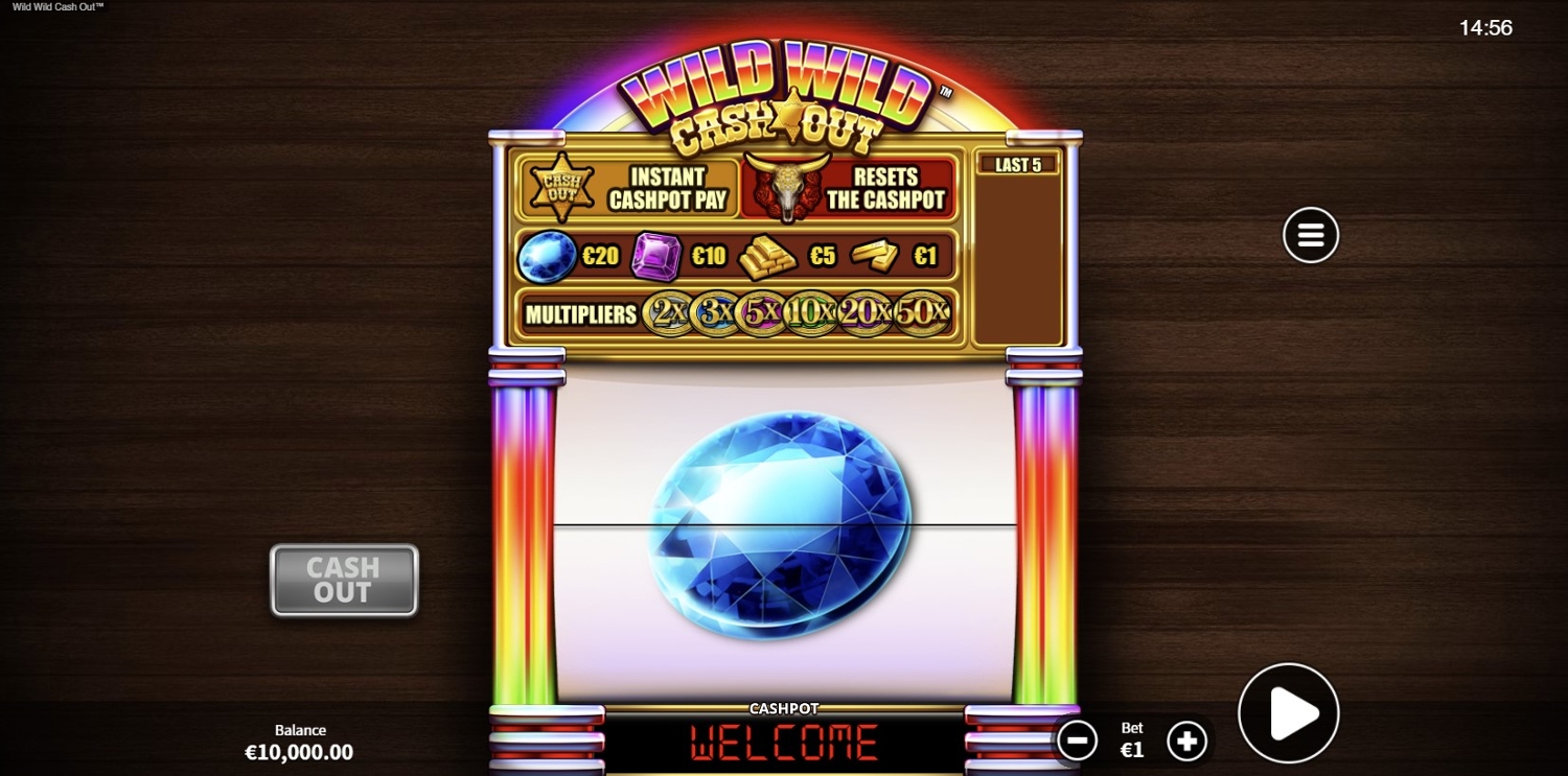 Wild Wild Cash Out Gameplay Image
