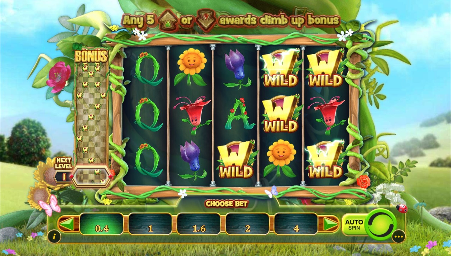 Wild and the Beanstalk Gameplay Image