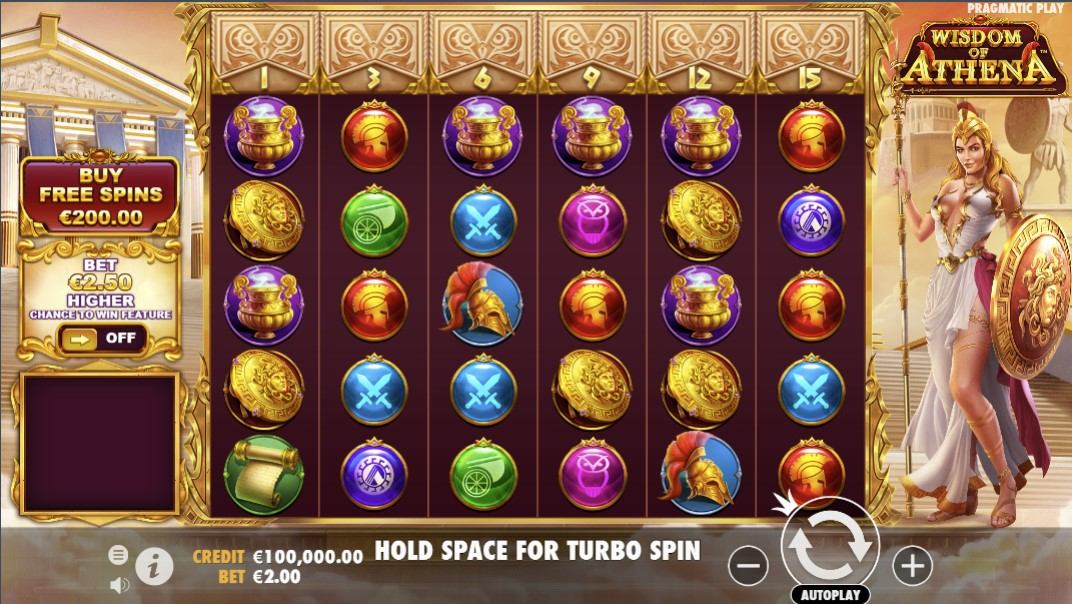 Wisdom of Athena Gameplay Image
