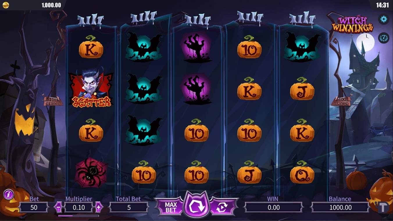 Witch Winnings Gameplay Image