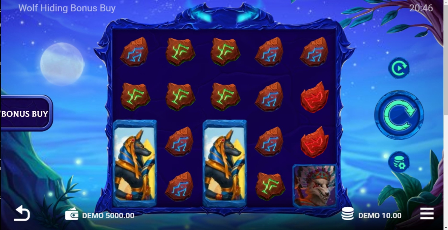 Wolf Hiding: Bonus Buy Gameplay Image