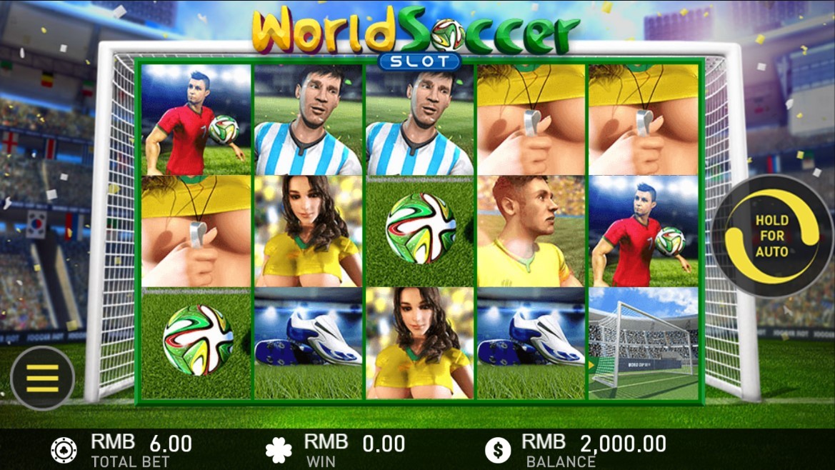 World Soccer Slot Gameplay Image