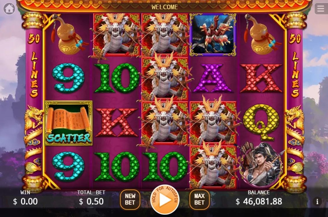 Zhong Yi and Dragon Gameplay Image