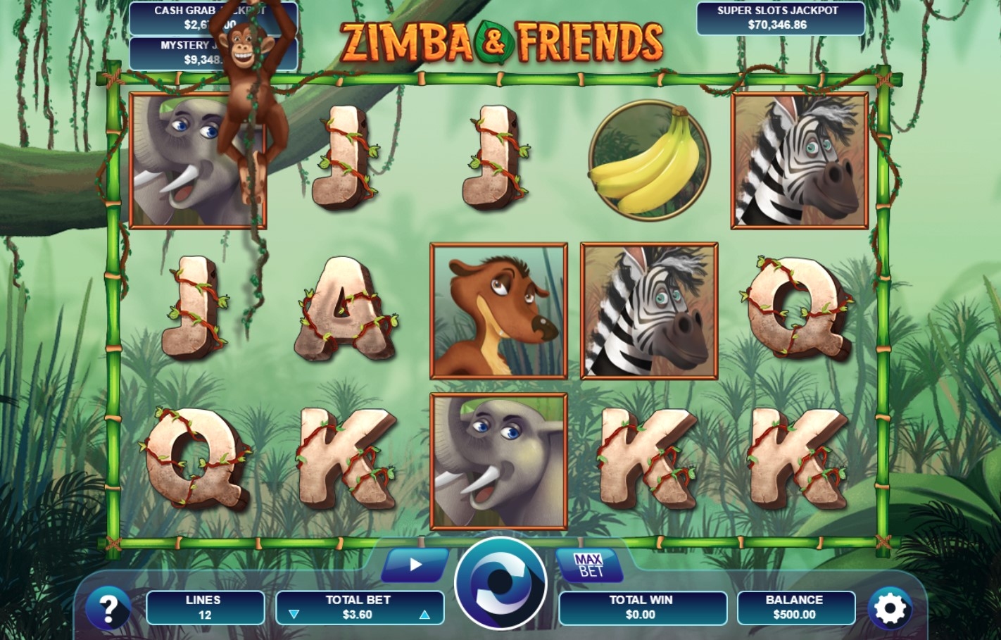 Zimba and Friends Gameplay Image