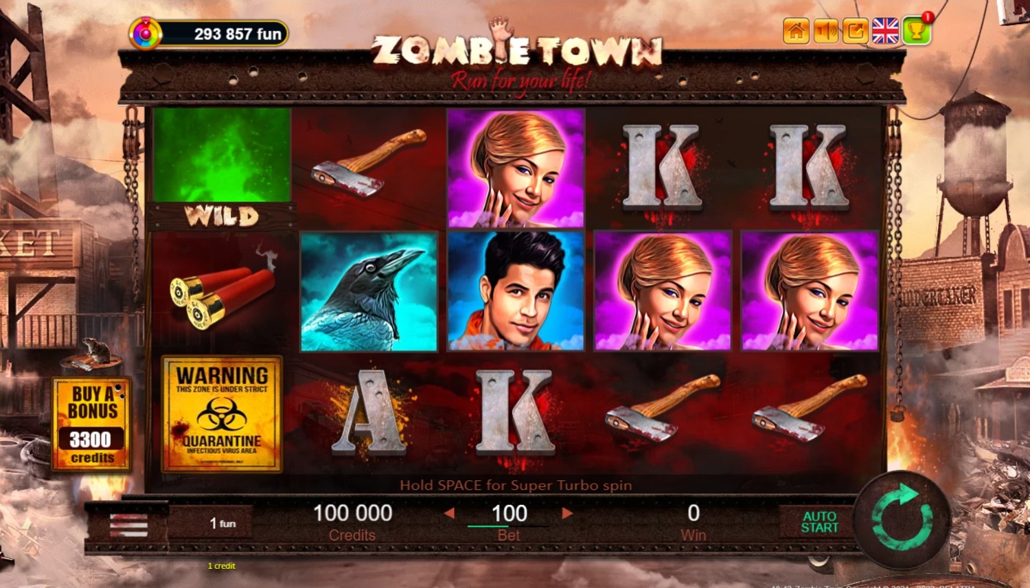 Zombie Town Gameplay Image